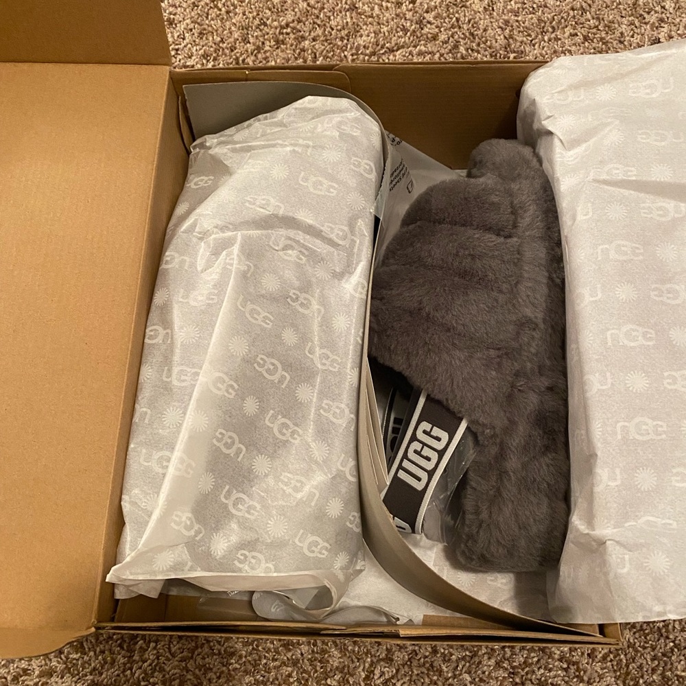 Ugg Fluff Yeah Sheepskin Slingback Slippers